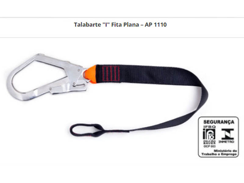 Talabarte "I" Fita Plana - AP 1110